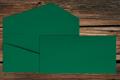 [16406697] Geschenkkarte DL 110x220 mm Tannengrün gerippt 220 g/qm